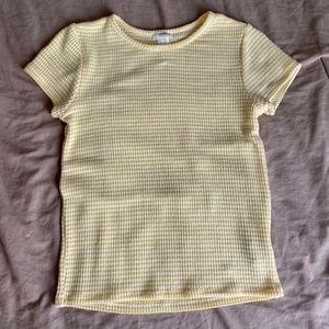 ~yellow checkered top~